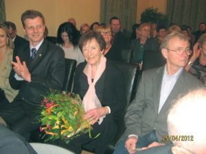 Na koncert przyjechała z Danii pani Elsebeth Brodersen, Prezes tamtejszego Towarzystwa Chopinowskiego oraz wieloletni Prezes Duńskiego Oddziału EPTA (Europejskie Stowarzyszenie Pedagów Fortepianu). Fot. Zenobia Kulik.